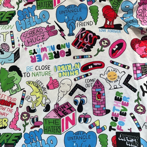 Jeremyville for Forever 21 Plus Limited Edition Pop Art Short Sleeve T-Shirt 3X - Picture 7 of 9
